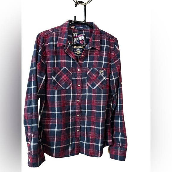 ✨Superdry lumberjack button down shirt ✨ - Picture 1 of 4